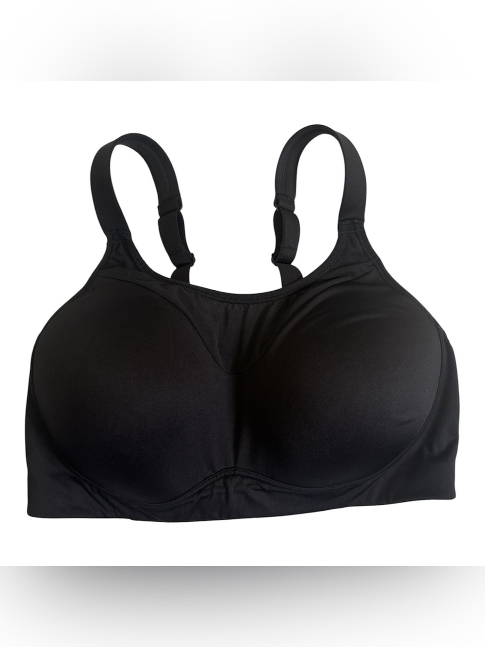Calia Womens 36C Go All Out High Support Sports Bra Wireless Black Gym Workout